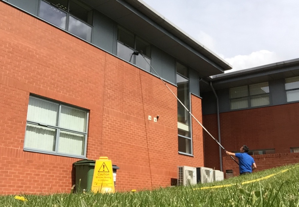 Window Cleaner in Shrewsbury, image of AG Window Cleaning - Commercial Office