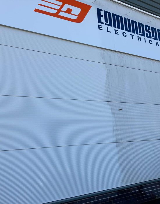 Window Cleaner in Shrewsbury, image of AG Window Cleaning, Cladding wash before